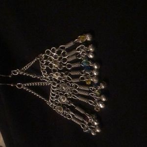 Handmade Bollywood style earrings.